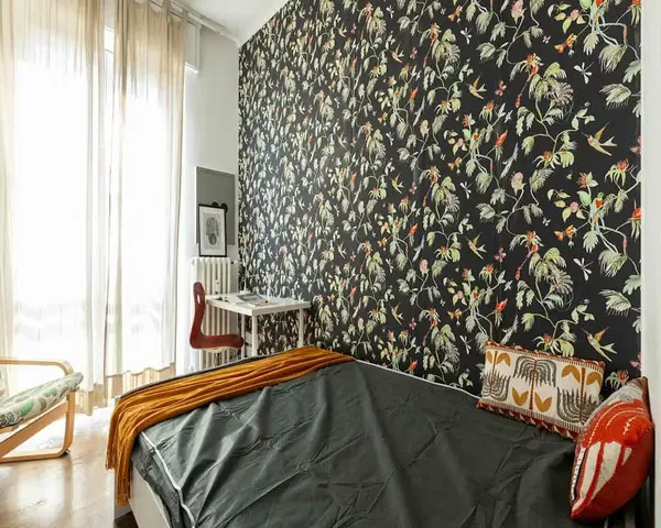 Schlafzimmer; tageslicht, rustikaler stil