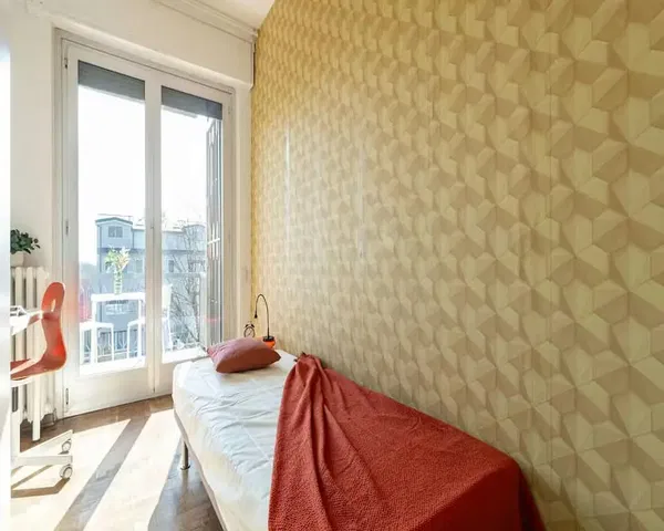 Camera da letto; luce naturale