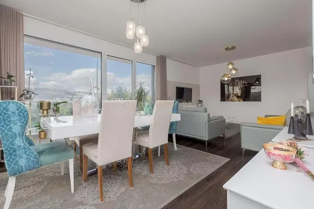 Living room; view, natural light, modern style