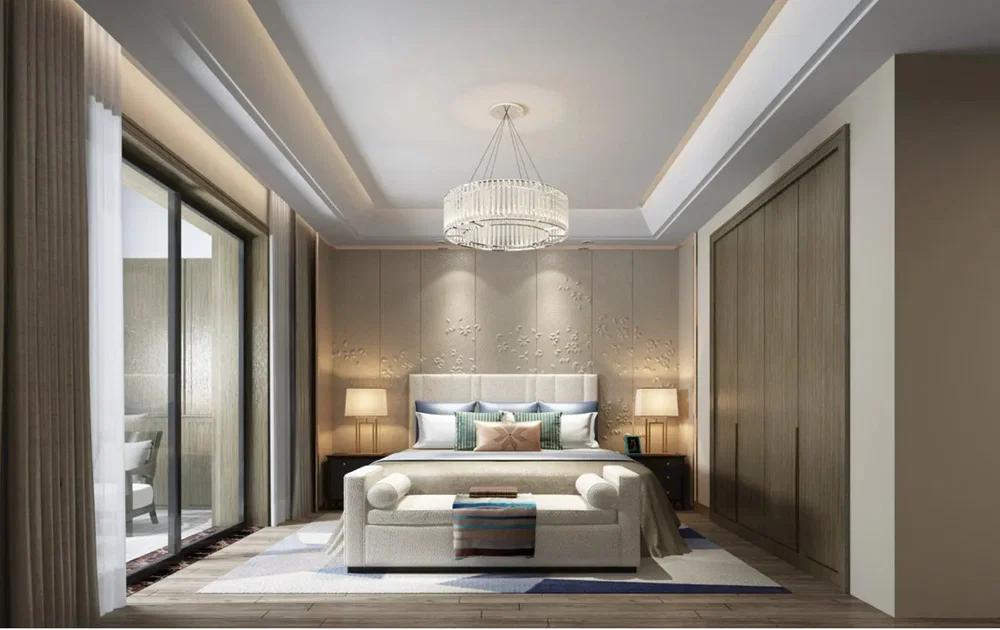 Bedroom; natural light, modern style