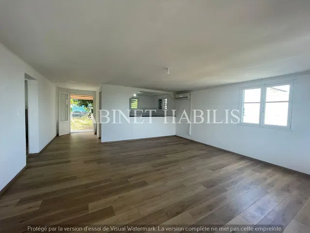 Living room; wood floor, natural light, renovated