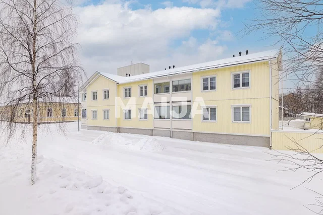 House and surroundings; view