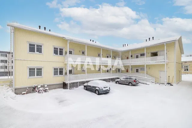 House and surroundings; view