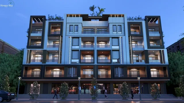 Casa y alrededores; vista