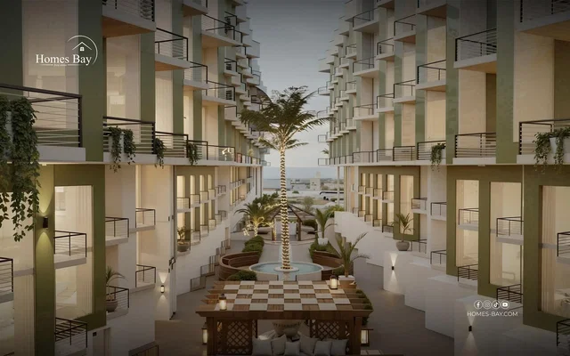 Casa y alrededores; vista