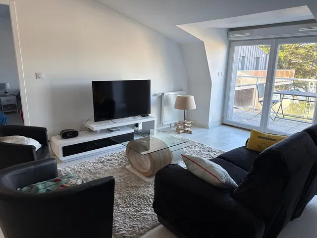 Obývací pokoj; výhled, přirozené světlo