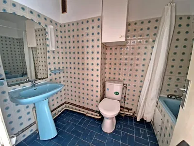 Toalet; pločice, potrebna renovacija