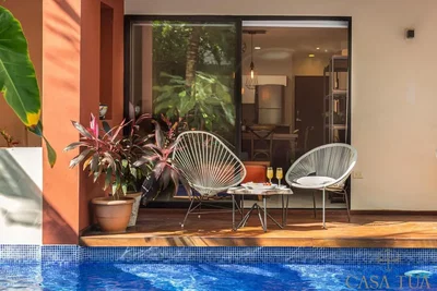 Terrasse; vue, lumière naturelle