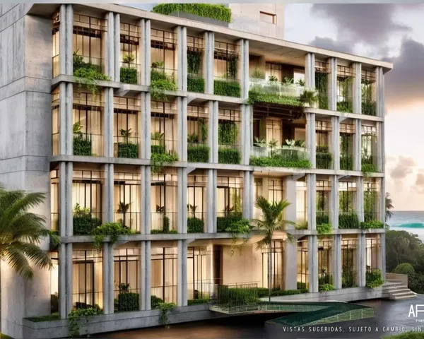 Maison et environs; vue