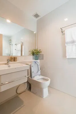 Toaleta; dlažba, po rekonstrukci, přirozené světlo, moderní styl