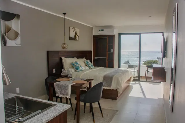 Chambre; vue, lumière naturelle