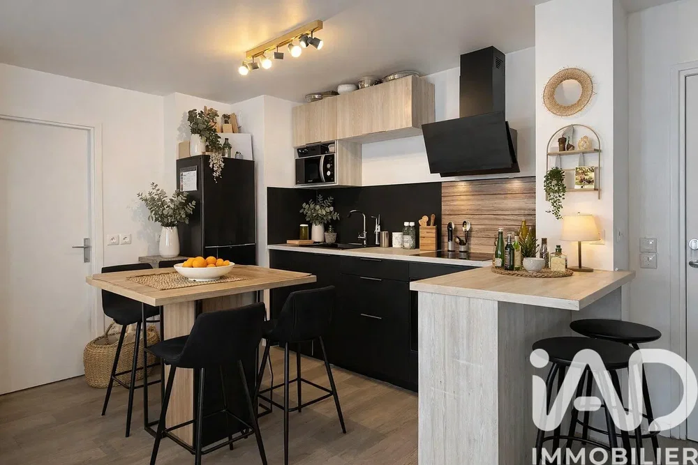 مطبخ; أجهزة المطبخ, أسلوب عصري, ضوء طبيعي, مجدد
