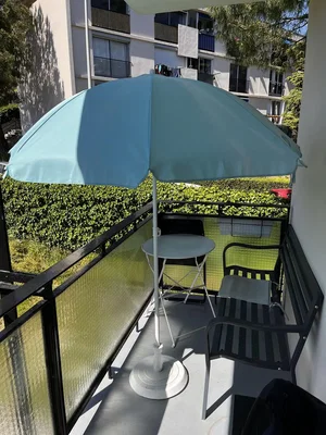 Balcone; luce naturale, vista