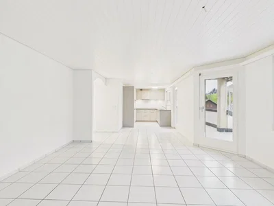 Wohnzimmer; fliesenboden, tageslicht, blick