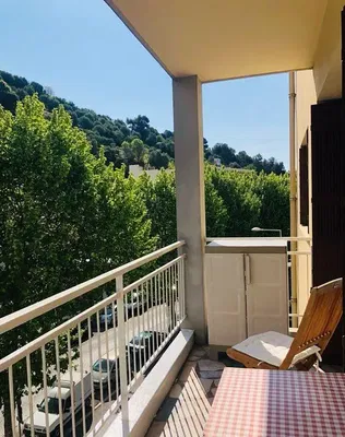 Balkon; uitzicht, natuurlijk licht