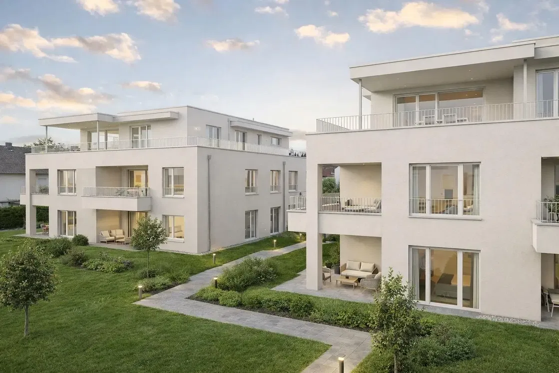 Haus und umgebung; blick