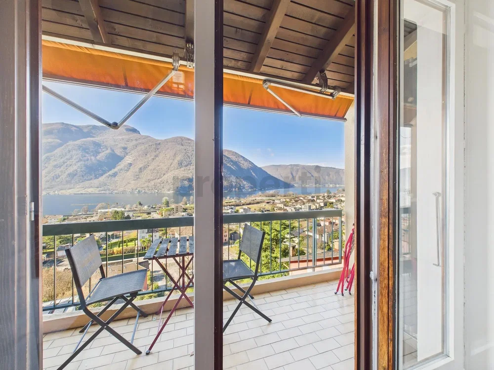 Balkon; blick, fliesenboden