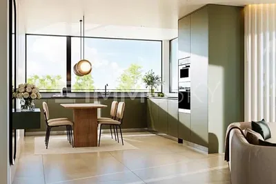 Cozinha; vista, eletrodomésticos, luz natural, estilo moderno