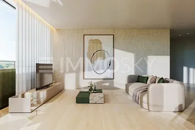 Sala de estar; vista, luz natural, estilo moderno, chão de madeira