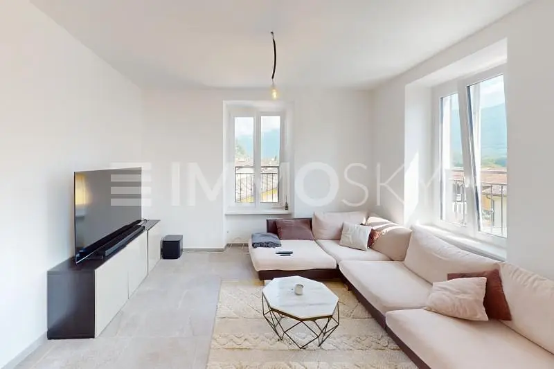 Wohnzimmer; blick, tageslicht, moderner stil