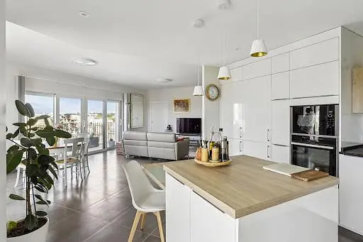 Kitchen; view, natural light, modern style