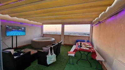 Terrazza; vista, luce naturale