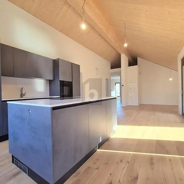 Küche; holzboden, tageslicht, moderner stil