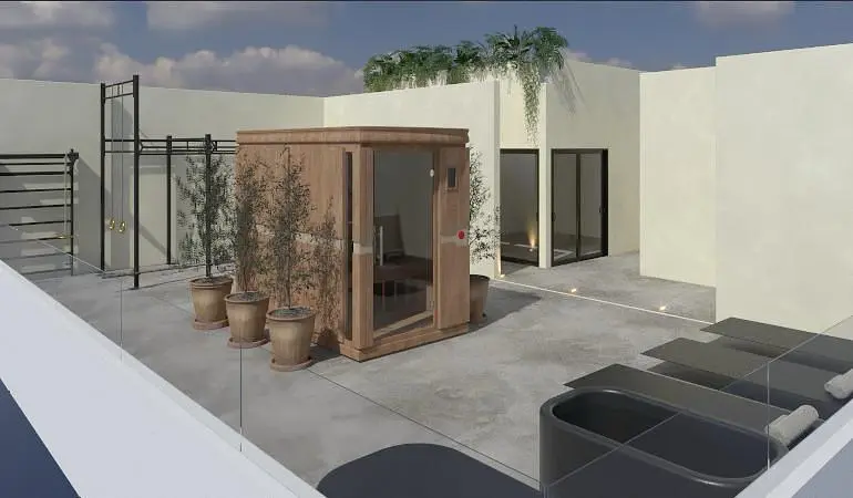 Terrasse; lumière naturelle