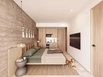 Schlafzimmer; moderner stil, holzboden