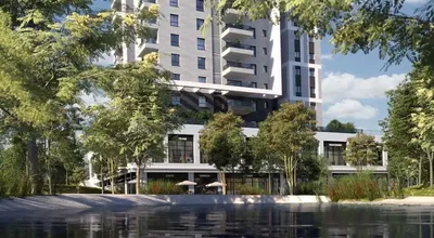 Casa y alrededores; vista