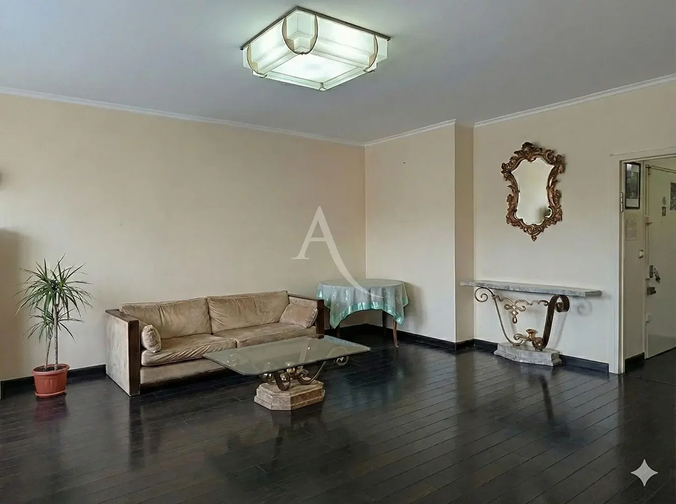 Salon; parquet, lumière naturelle