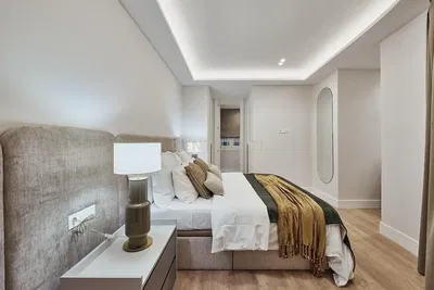 Chambre; lumière naturelle, style moderne, rénové