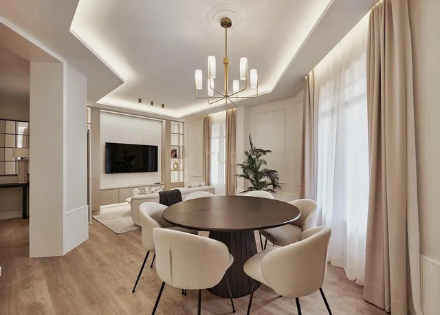 Obývací pokoj; přirozené světlo, moderní styl