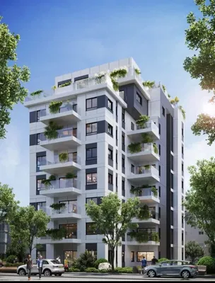 Maison et environs; vue