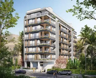 Casa y alrededores; vista