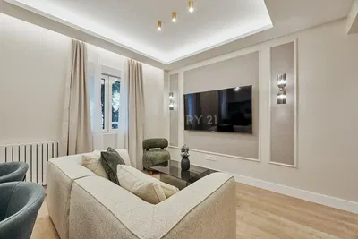 Salon; lumière naturelle, style moderne