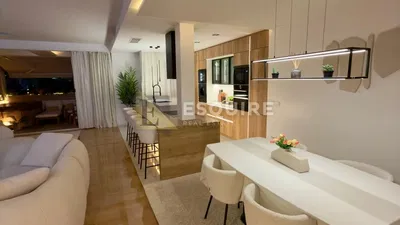 Küche; blick, moderner stil, holzboden, tageslicht