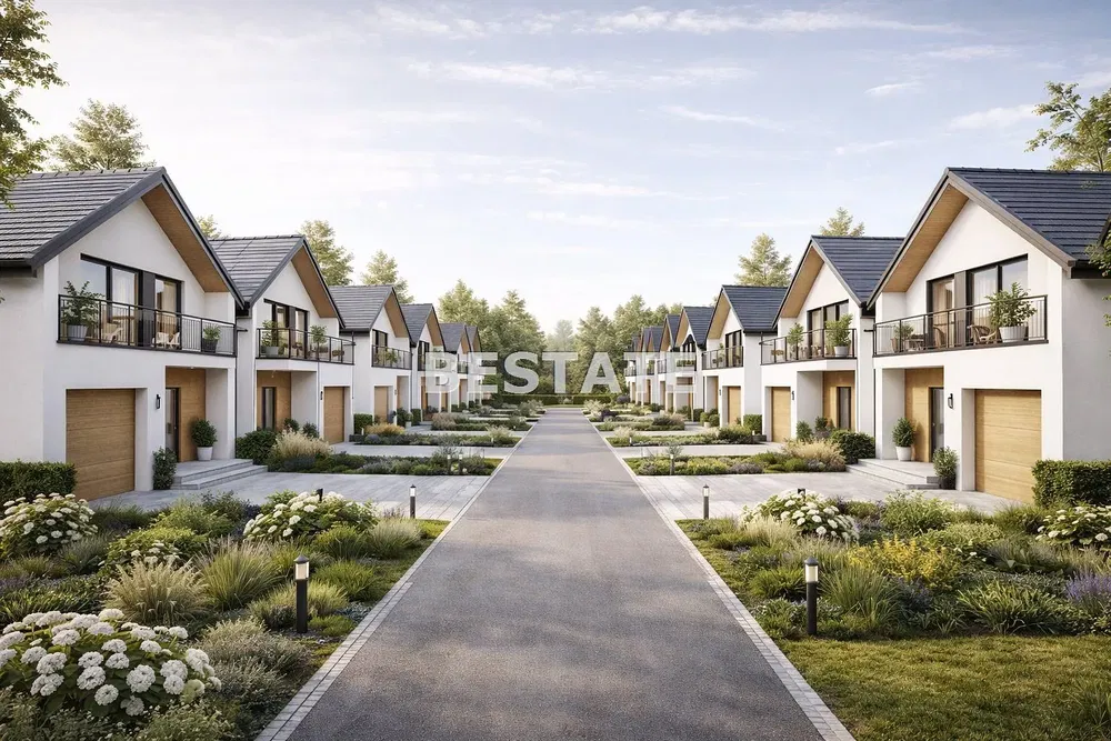 Maison et environs; vue