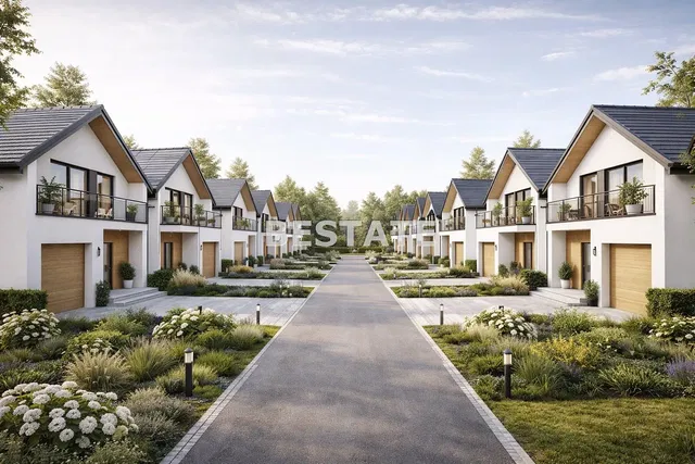 Maison et environs; vue