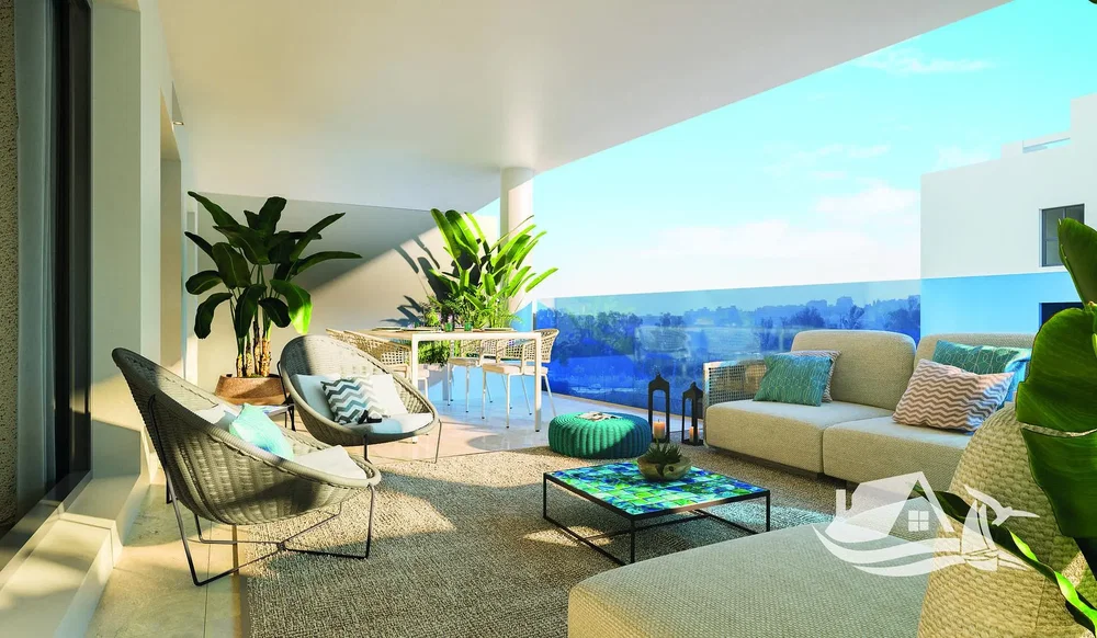Terrasse; blick, tageslicht, moderner stil