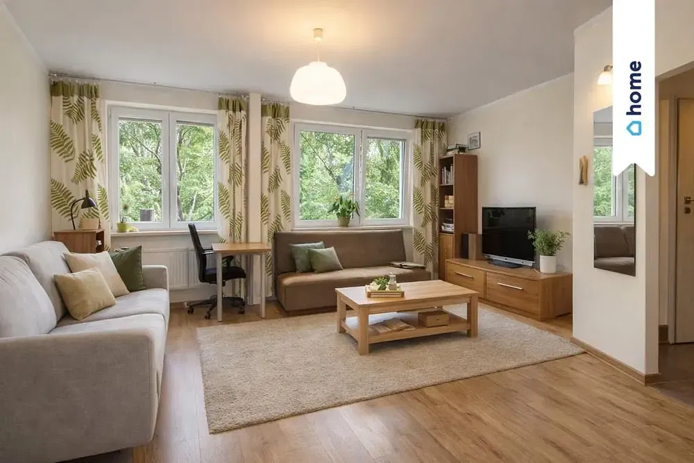 Salon; vue, lumière naturelle