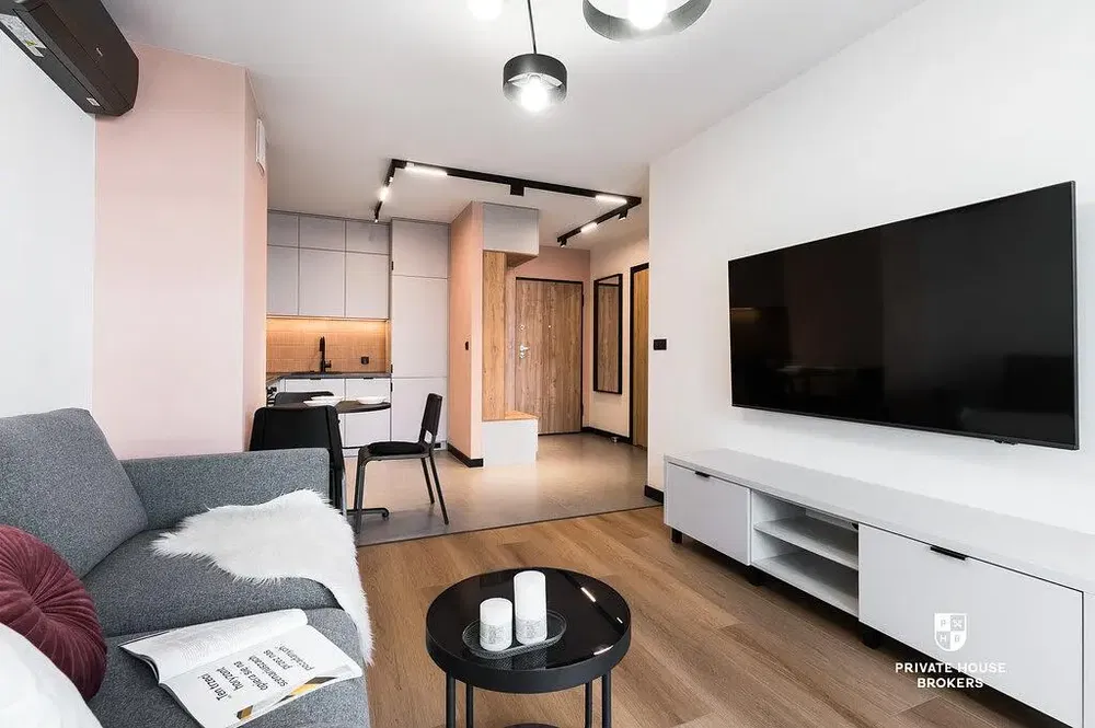 Salon; vue, lumière naturelle, style moderne, parquet