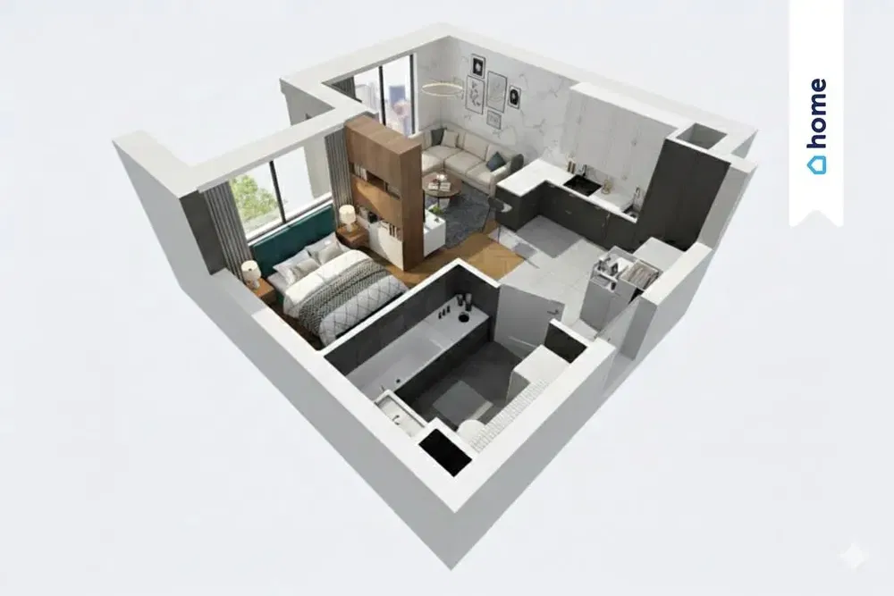 Salon; vue, électroménager