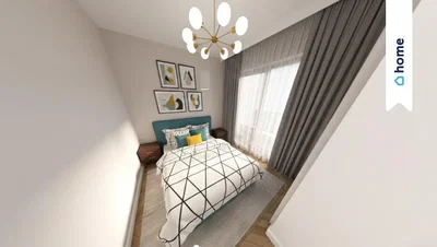 Chambre; lumière naturelle, style moderne