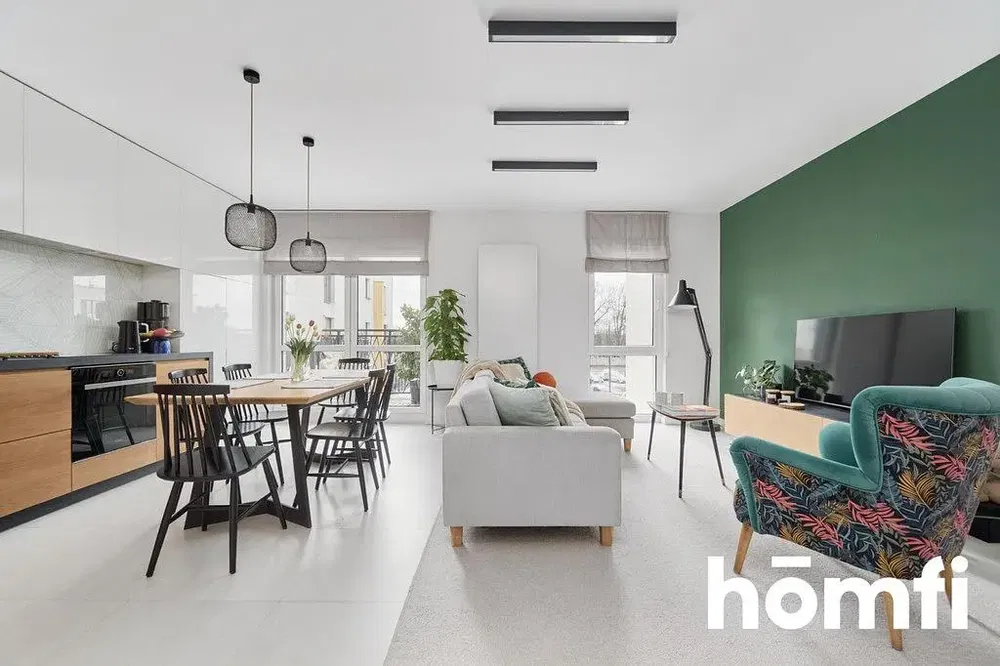 Obývací pokoj; výhled, přirozené světlo, moderní styl