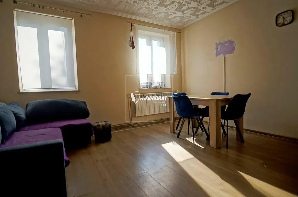 Living room; wood floor, natural light
