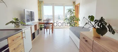 Kitchen; natural light, tile floor