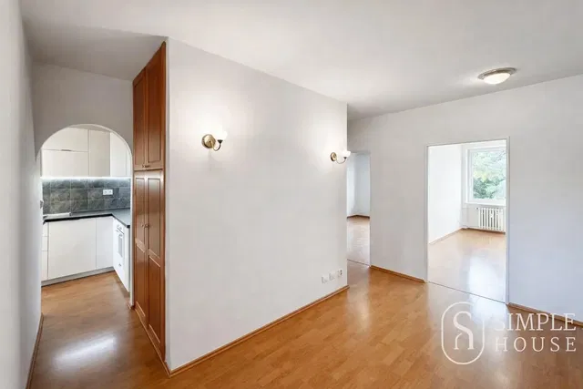 Living room; wood floor, natural light