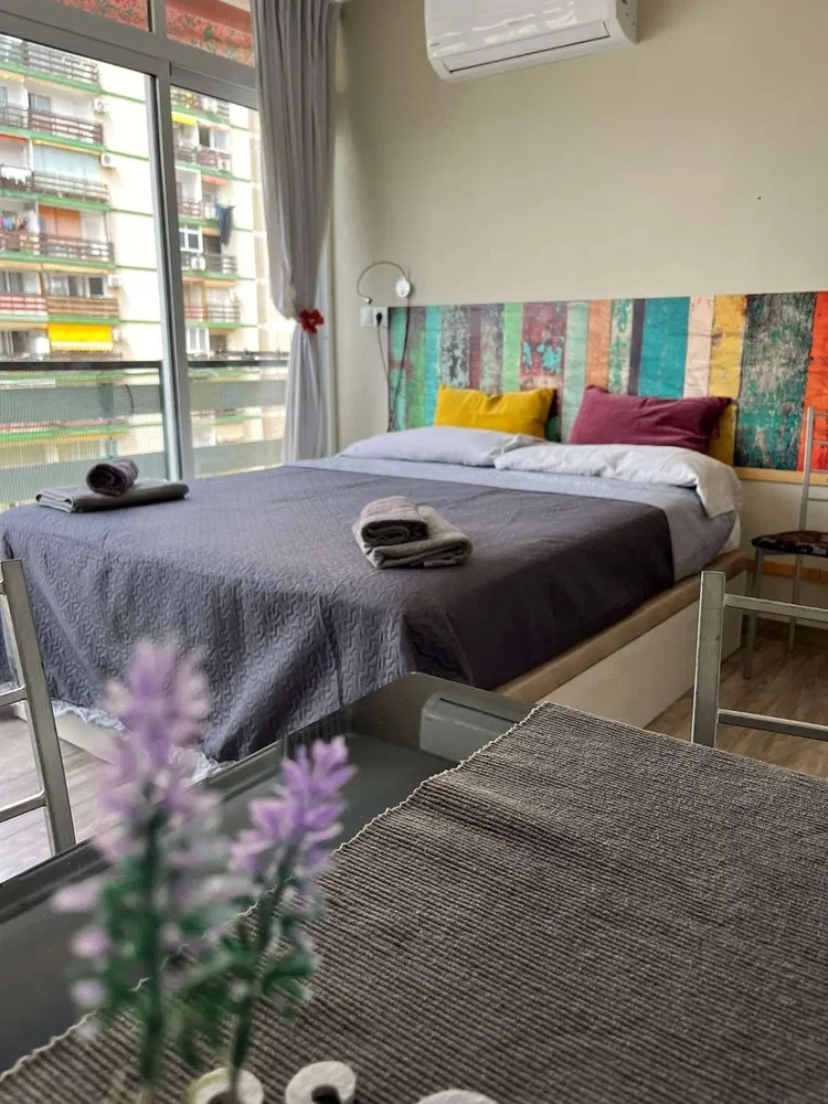 Chambre; vue, lumière naturelle
