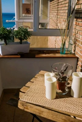 Teras; manzara, doğal ışık